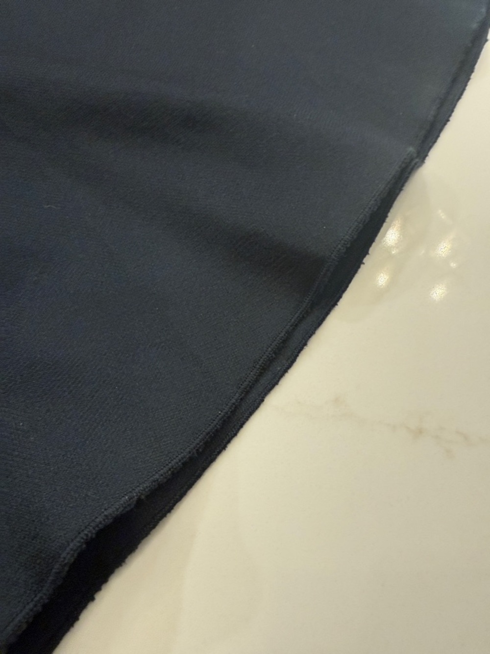 Oversized Scoop Neck Tunic Dress in Navy - Picture 7 of 8
